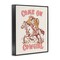 Stupell Industries Pastel Come On Cowgirl Framed Giclee Wall Art Design by Victoria Barnes